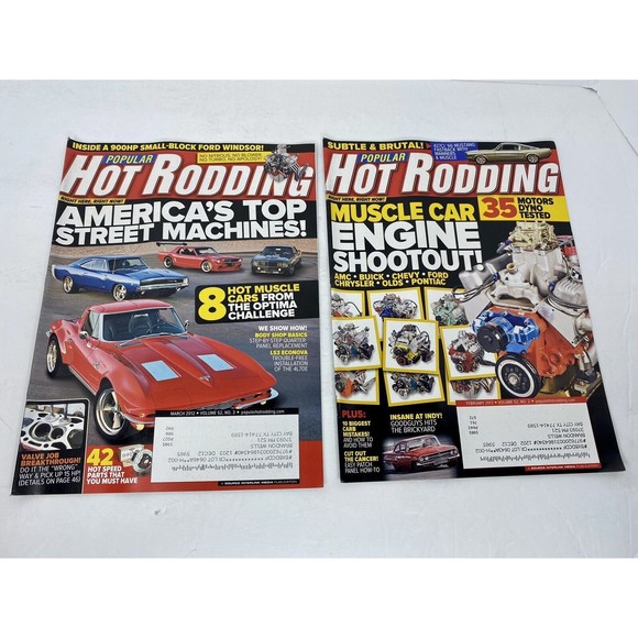 Hot Rodding Magazine, Feb./March 2012, Muscle Car Engine Shootout!, American’s.. - Picture 1 of 16